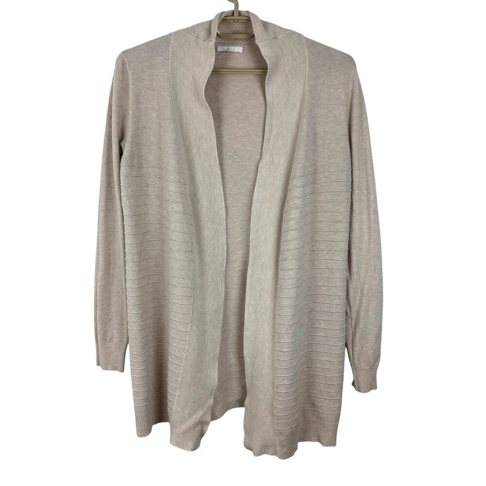 Laju Stitch Fix Tan Open Long Cardigan Sweater Medium
